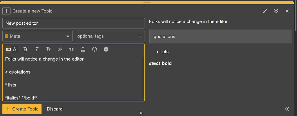 New post editor ️ [Sept 2025] - Meta - Discuss & Discover